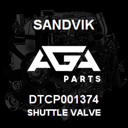 DTCP001374 Sandvik SHUTTLE VALVE | AGA Parts