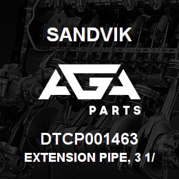 DTCP001463 Sandvik EXTENSION PIPE, 3 1/2" OD | AGA Parts