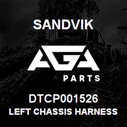 DTCP001526 Sandvik LEFT CHASSIS HARNESS NON SLIT | AGA Parts