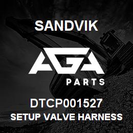 DTCP001527 Sandvik SETUP VALVE HARNESS NON SLIT | AGA Parts