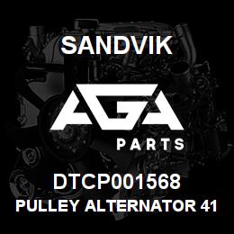 DTCP001568 Sandvik PULLEY ALTERNATOR 41/2 | AGA Parts