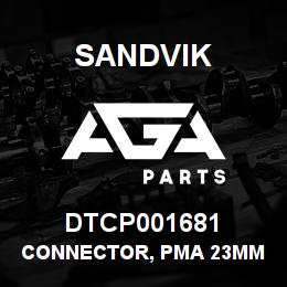 DTCP001681 Sandvik CONNECTOR, PMA 23MM TO 3/4" NPT | AGA Parts
