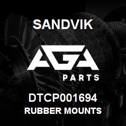 DTCP001694 Sandvik RUBBER MOUNTS | AGA Parts