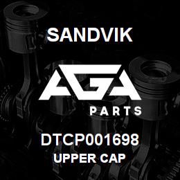 DTCP001698 Sandvik UPPER CAP | AGA Parts