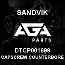 DTCP001699 Sandvik CAPSCREW COUNTERBORE 5/8-11UNC X 2 | AGA Parts