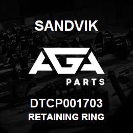DTCP001703 Sandvik RETAINING RING | AGA Parts