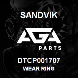 DTCP001707 Sandvik WEAR RING | AGA Parts