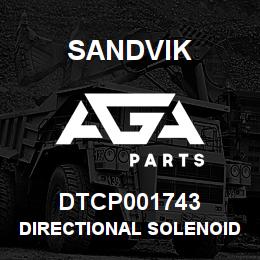 DTCP001743 Sandvik DIRECTIONAL SOLENOID VLV. | AGA Parts