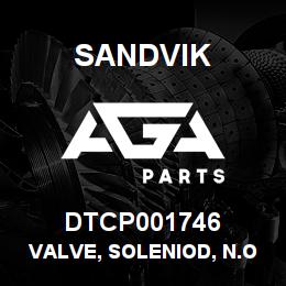 DTCP001746 Sandvik VALVE, SOLENIOD, N.O. | AGA Parts