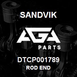 DTCP001789 Sandvik ROD END | AGA Parts
