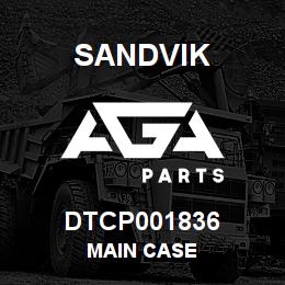 DTCP001836 Sandvik MAIN CASE | AGA Parts