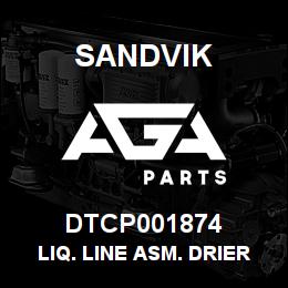 DTCP001874 Sandvik LIQ. LINE ASM. DRIER TO PCLV | AGA Parts