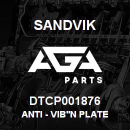 DTCP001876 Sandvik ANTI - VIB'N PLATE | AGA Parts