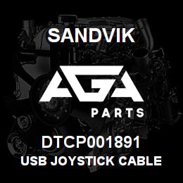 DTCP001891 Sandvik USB JOYSTICK CABLE | AGA Parts