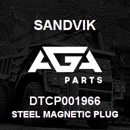 DTCP001966 Sandvik STEEL MAGNETIC PLUG 1/2 14NPT | AGA Parts