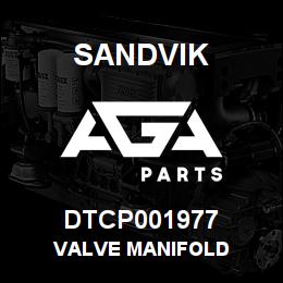 DTCP001977 Sandvik VALVE MANIFOLD | AGA Parts