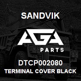 DTCP002080 Sandvik TERMINAL COVER BLACK 3.0 AND 4.0 | AGA Parts