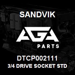 DTCP002111 Sandvik 3/4 DRIVE SOCKET STD 36MM | AGA Parts