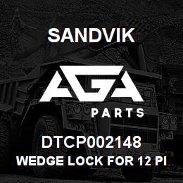 DTCP002148 Sandvik WEDGE LOCK FOR 12 PIN PLUG | AGA Parts