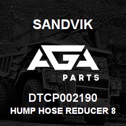 DTCP002190 Sandvik HUMP HOSE REDUCER 8 TO 6 | AGA Parts