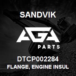 DTCP002284 Sandvik FLANGE, ENGINE INSULATION, QSK2 | AGA Parts