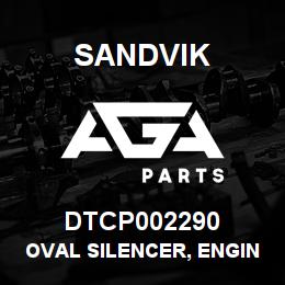 DTCP002290 Sandvik OVAL SILENCER, ENGINE INSULATION | AGA Parts