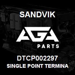 DTCP002297 Sandvik SINGLE POINT TERMINAL 3/8 RED | AGA Parts