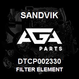 DTCP002330 Sandvik FILTER ELEMENT | AGA Parts