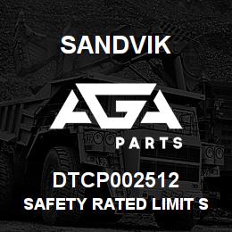 DTCP002512 Sandvik SAFETY RATED LIMIT SWITCH | AGA Parts