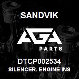 DTCP002534 Sandvik SILENCER, ENGINE INSULATION, | AGA Parts