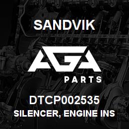 DTCP002535 Sandvik SILENCER, ENGINE INSULATION, | AGA Parts