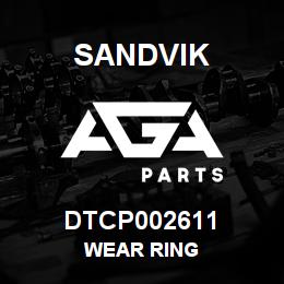DTCP002611 Sandvik WEAR RING | AGA Parts