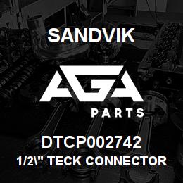 DTCP002742 Sandvik 1/2" TECK CONNECTOR | AGA Parts
