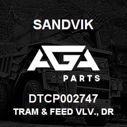 DTCP002747 Sandvik TRAM & FEED VLV., DR500 | AGA Parts