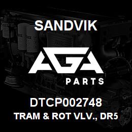 DTCP002748 Sandvik TRAM & ROT VLV., DR500 | AGA Parts
