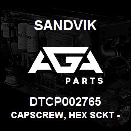DTCP002765 Sandvik CAPSCREW, HEX SCKT - 1/2" -13UNC,G | AGA Parts