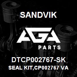 DTCP002767-SK Sandvik SEAL KIT,CP002767 VALVE | AGA Parts