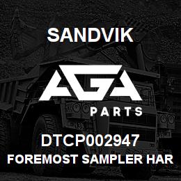 DTCP002947 Sandvik FOREMOST SAMPLER HARNESS | AGA Parts
