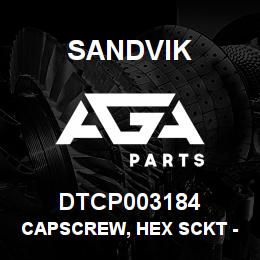 DTCP003184 Sandvik CAPSCREW, HEX SCKT - 1/4" - 20 X 2 | AGA Parts