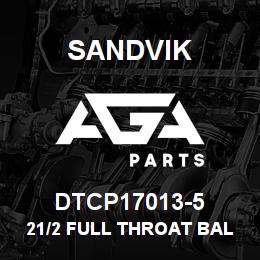 DTCP17013-5 Sandvik 21/2 FULL THROAT BALL VALVE | AGA Parts