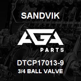 DTCP17013-9 Sandvik 3/4 BALL VALVE | AGA Parts