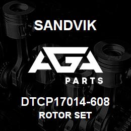 DTCP17014-608 Sandvik ROTOR SET | AGA Parts
