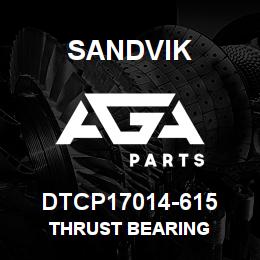 DTCP17014-615 Sandvik THRUST BEARING | AGA Parts