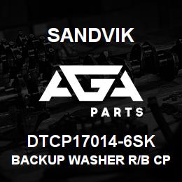 DTCP17014-6SK Sandvik BACKUP WASHER R/B CP17014-6SK RB | AGA Parts