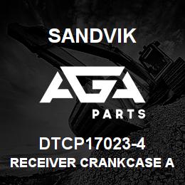 DTCP17023-4 Sandvik RECEIVER CRANKCASE AND CAP | AGA Parts
