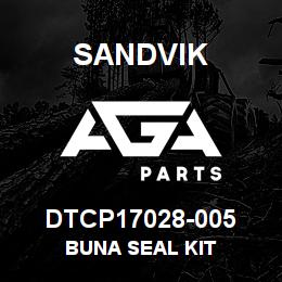 DTCP17028-005 Sandvik BUNA SEAL KIT | AGA Parts