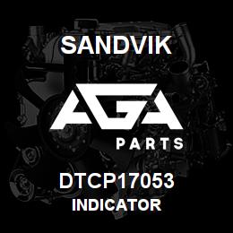 DTCP17053 Sandvik INDICATOR | AGA Parts