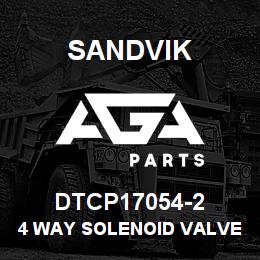 DTCP17054-2 Sandvik 4 WAY SOLENOID VALVE | AGA Parts