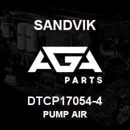 DTCP17054-4 Sandvik PUMP AIR | AGA Parts
