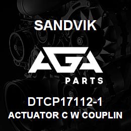 DTCP17112-1 Sandvik ACTUATOR C W COUPLING SHAFT | AGA Parts
